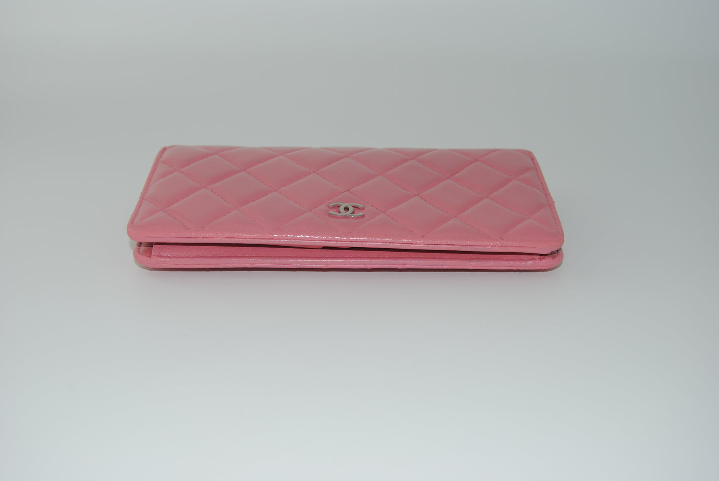 Chanel Long Wallet Matelasse Lambskin Pink