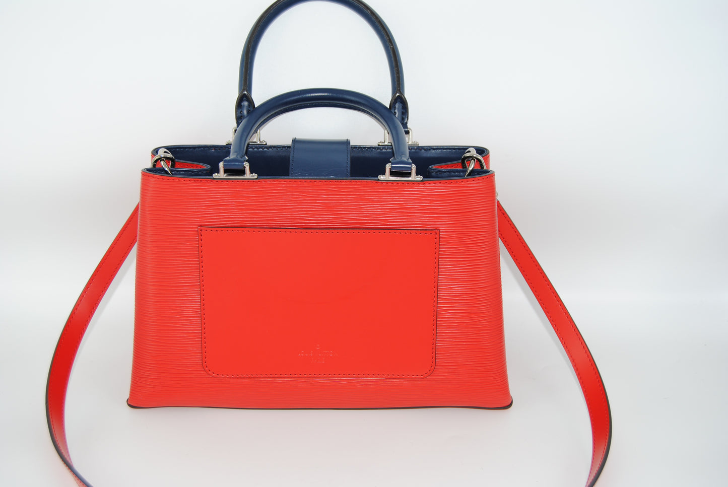 Louis Vuitton Coquelicot Epi Leather Kleber PM Bag