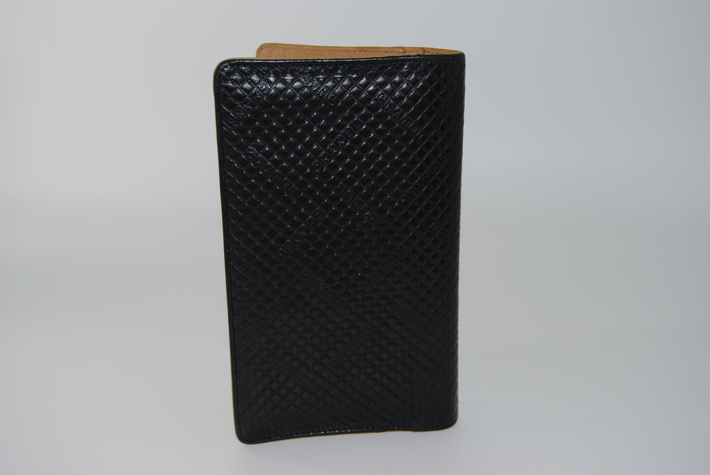Chanel Black Quilted Lambskin Crossword CC Long Flap Wallet