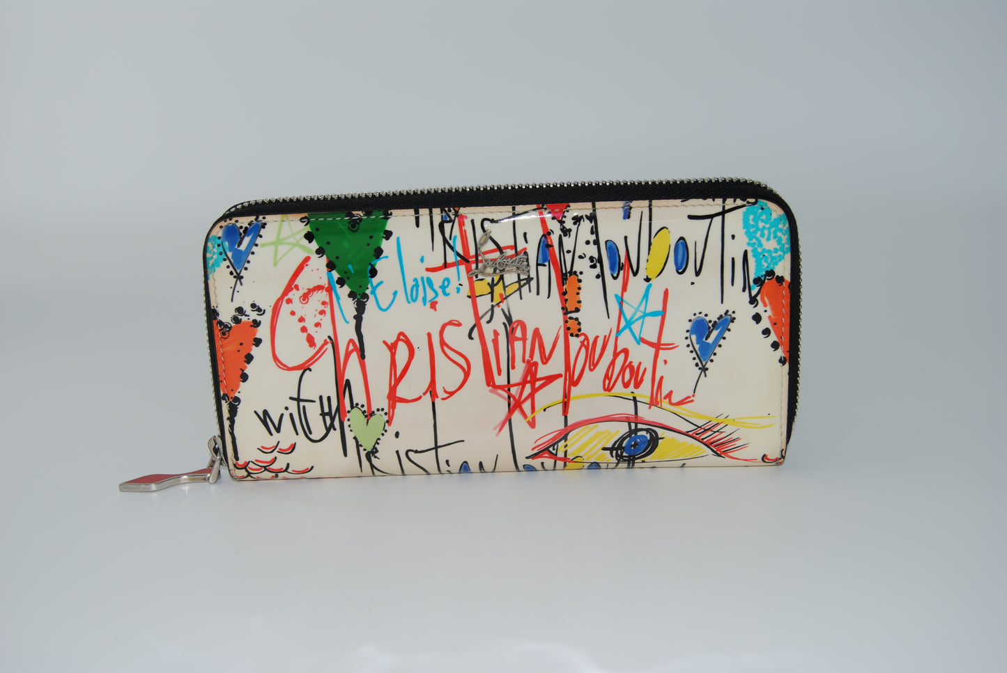 Christian Louboutin Panettone Multicolor Printed Wallet