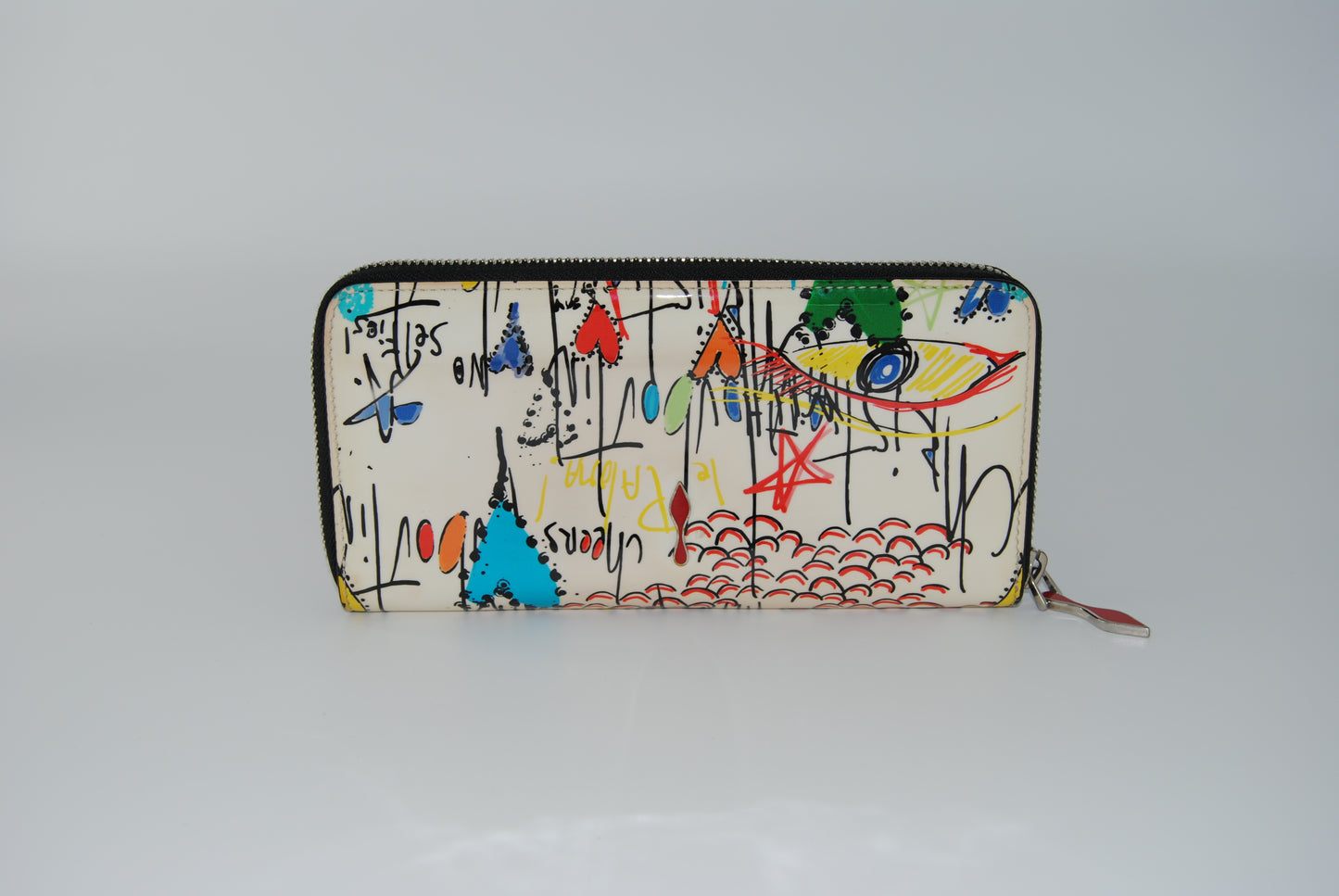 Christian Louboutin Panettone Multicolor Printed Wallet