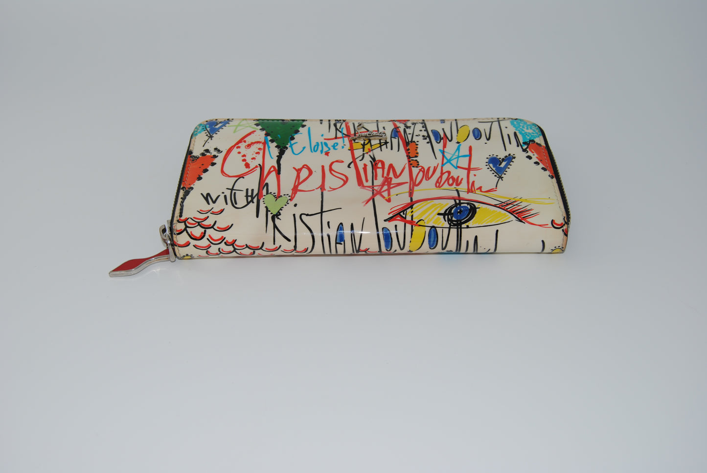 Christian Louboutin Panettone Multicolor Printed Wallet