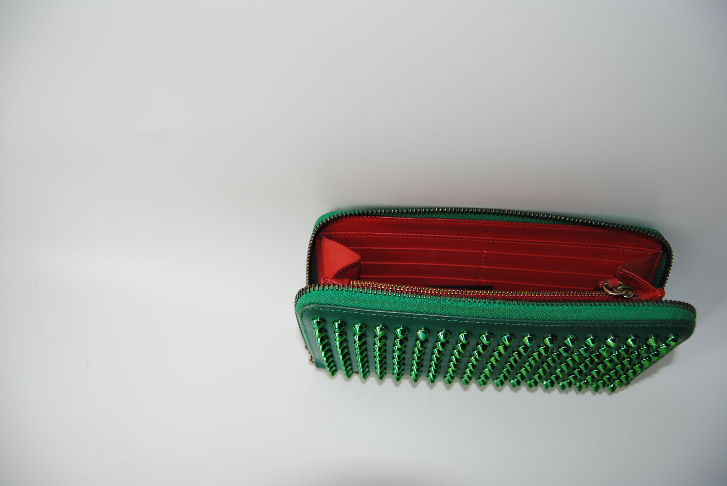 Christian Louboutin Panettone Wallet Calf Paris/Spikes