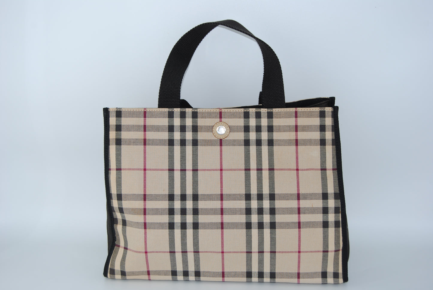 Burberry canvas Black Handbag Gm