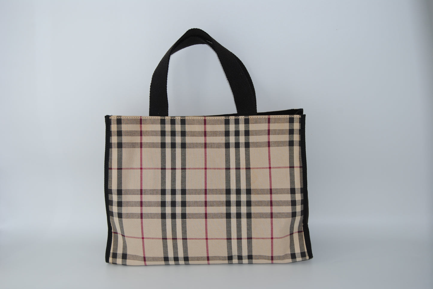 Burberry canvas Black Handbag Gm