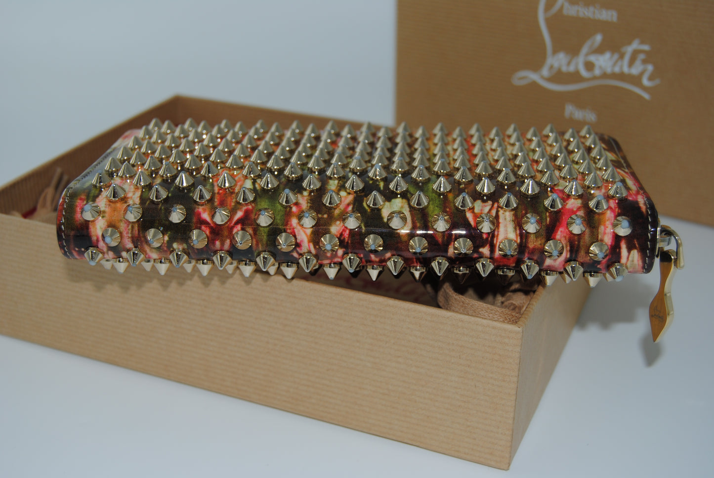 Christian Louboutin Panettone Long Wallet Zip Around Multicolor