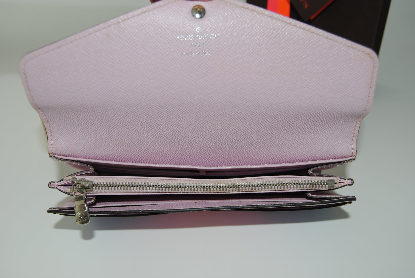Louis Vuitton Epi Tropical Felicie Sarah Wallet Blue Rose