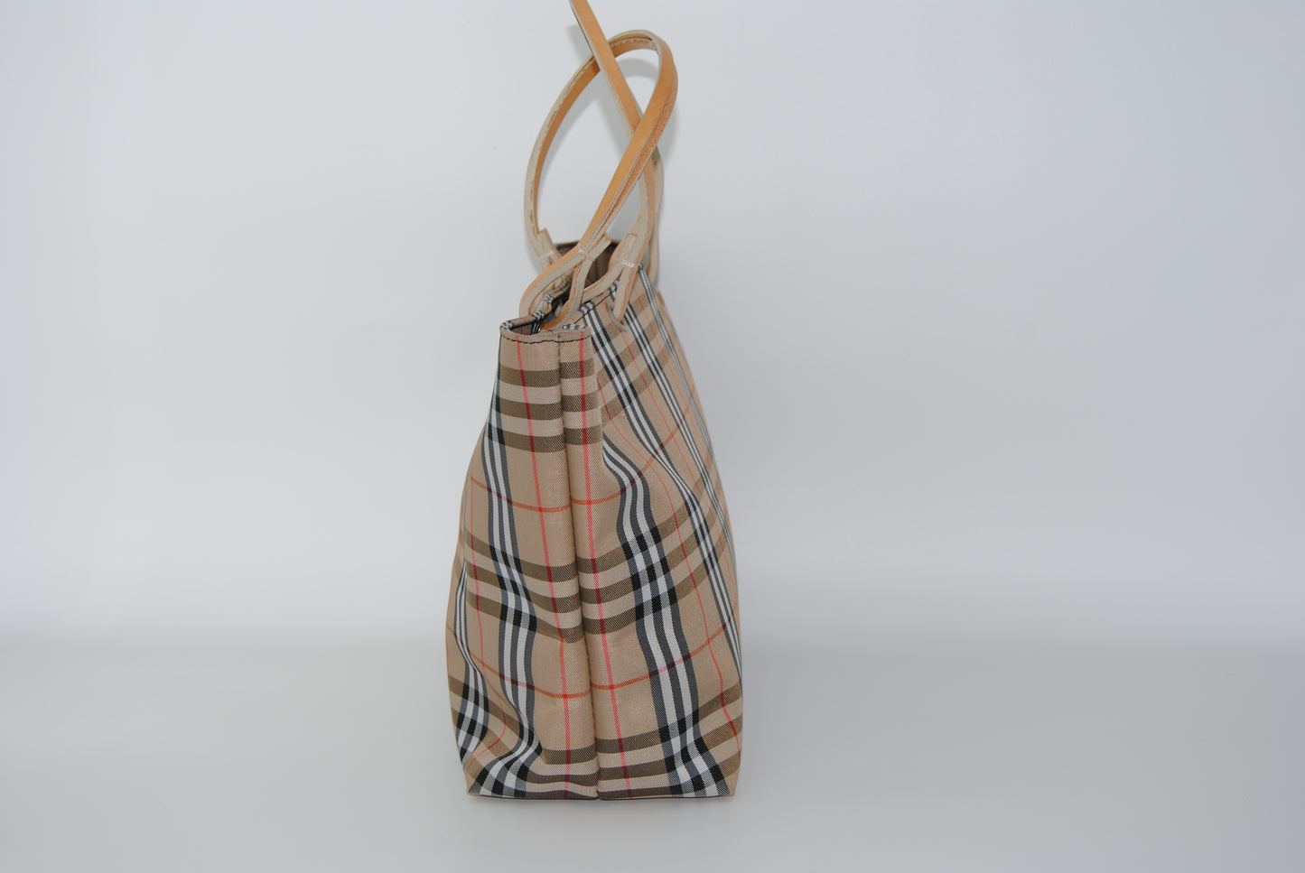 Burberry London Nylon Tote Bag Nova check Beige
