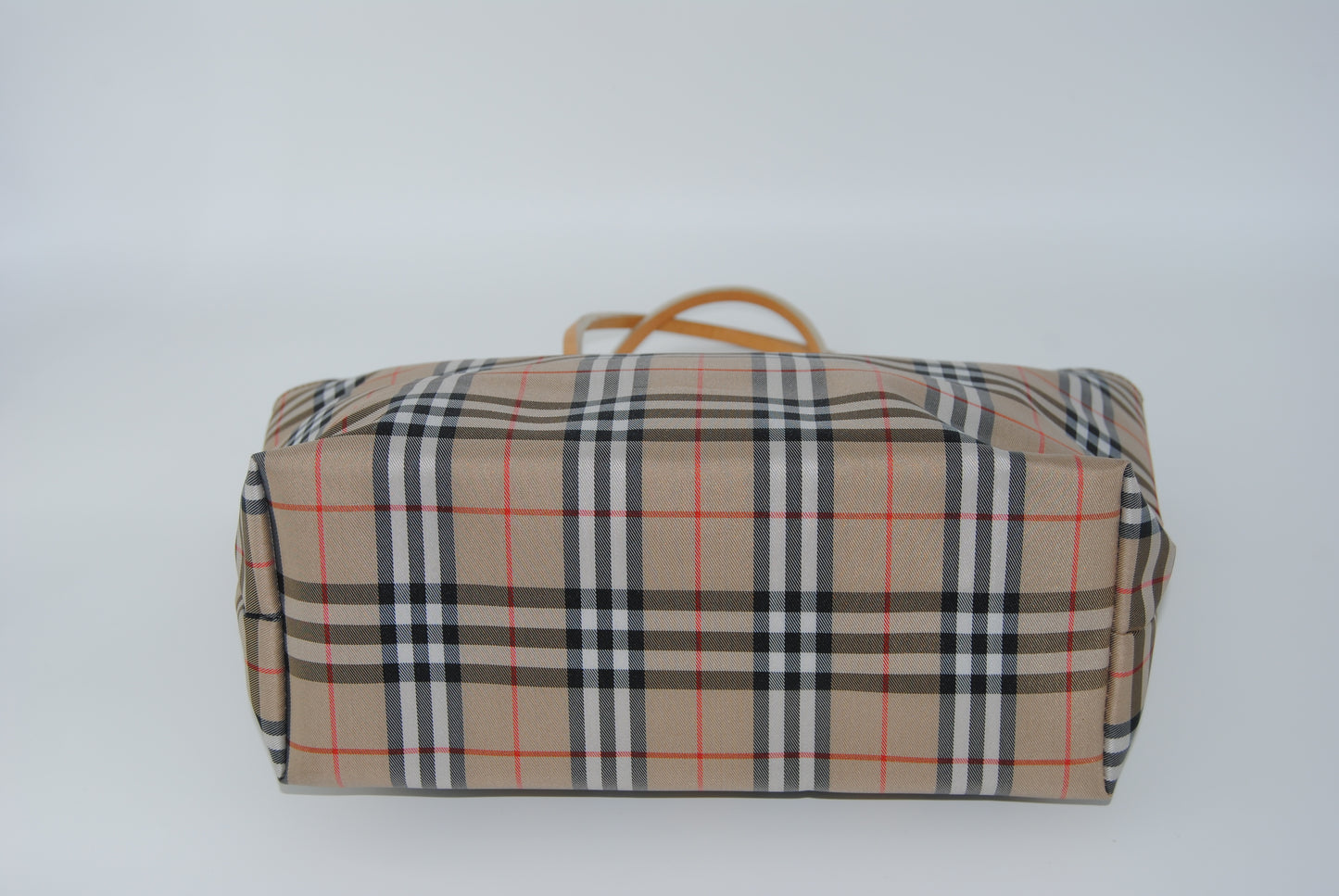 Burberry London Nylon Tote Bag Nova check Beige