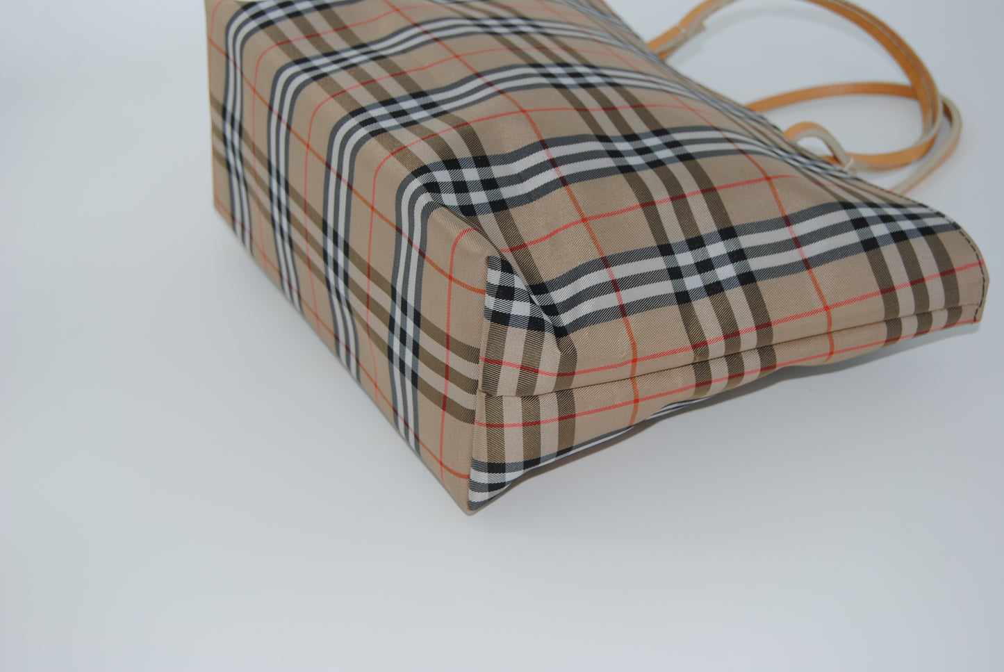 Burberry London Nylon Tote Bag Nova check Beige