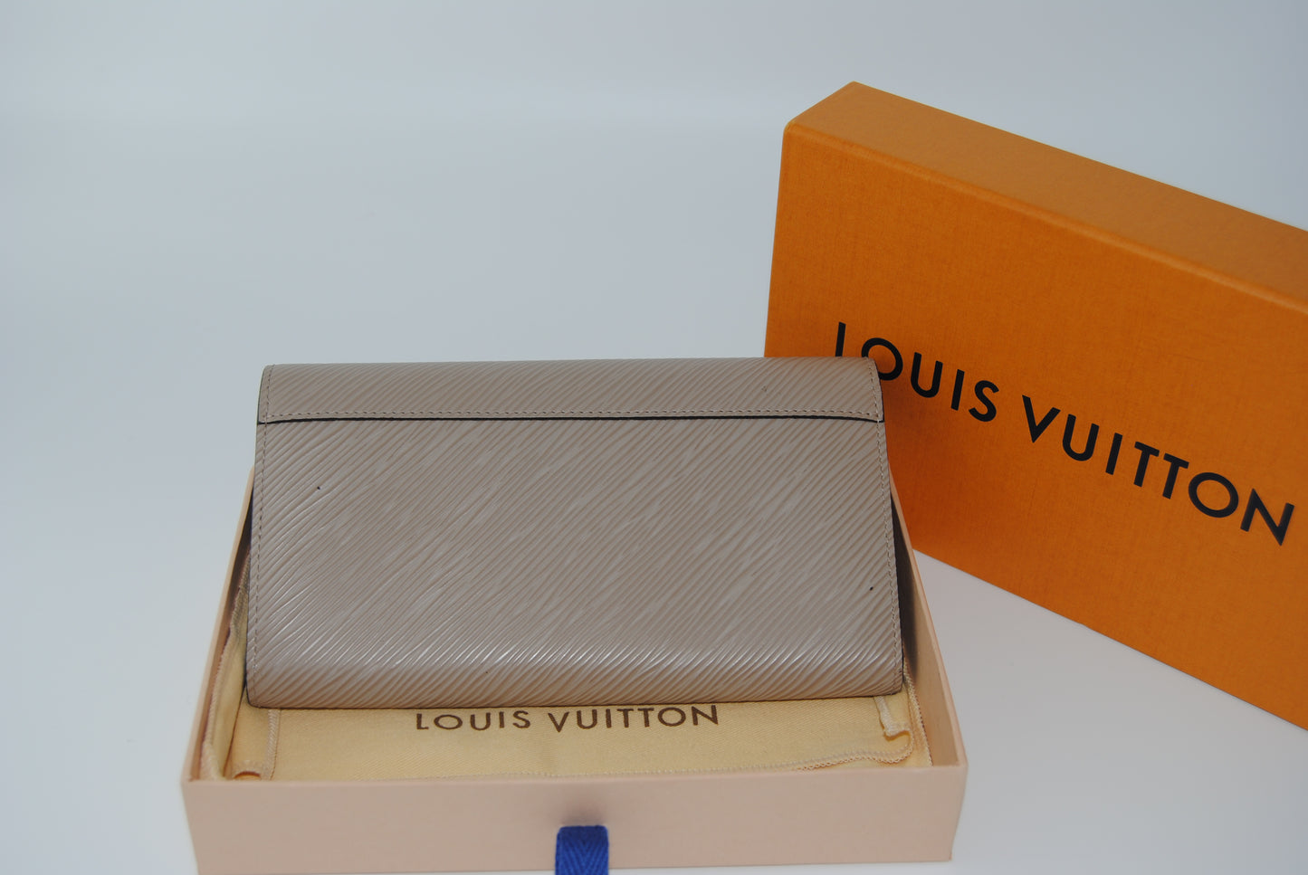 Louis Vuitton Epi Portefeuille Twist Long Wallet Beige