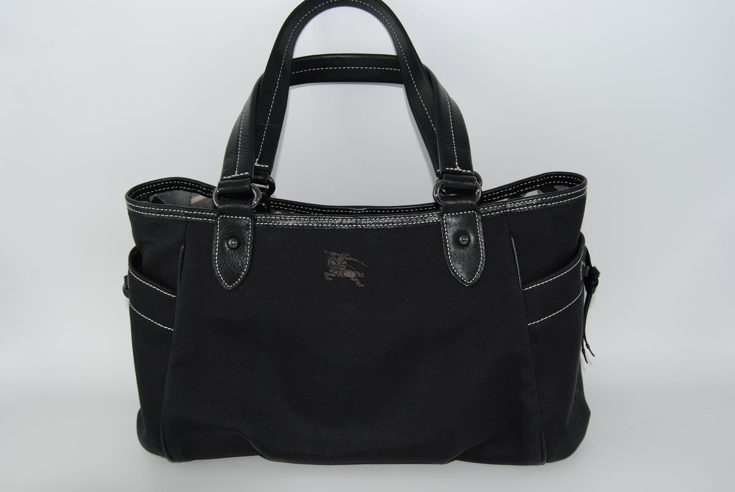 Burberry Blue Label Black Nova Check Shoulder Bag