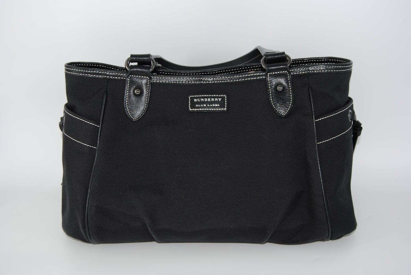 Burberry Blue Label Black Nova Check Shoulder Bag
