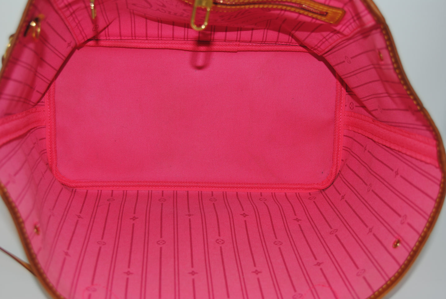 Louis Vuitton Neverfull MM Flower Monogram Handbag