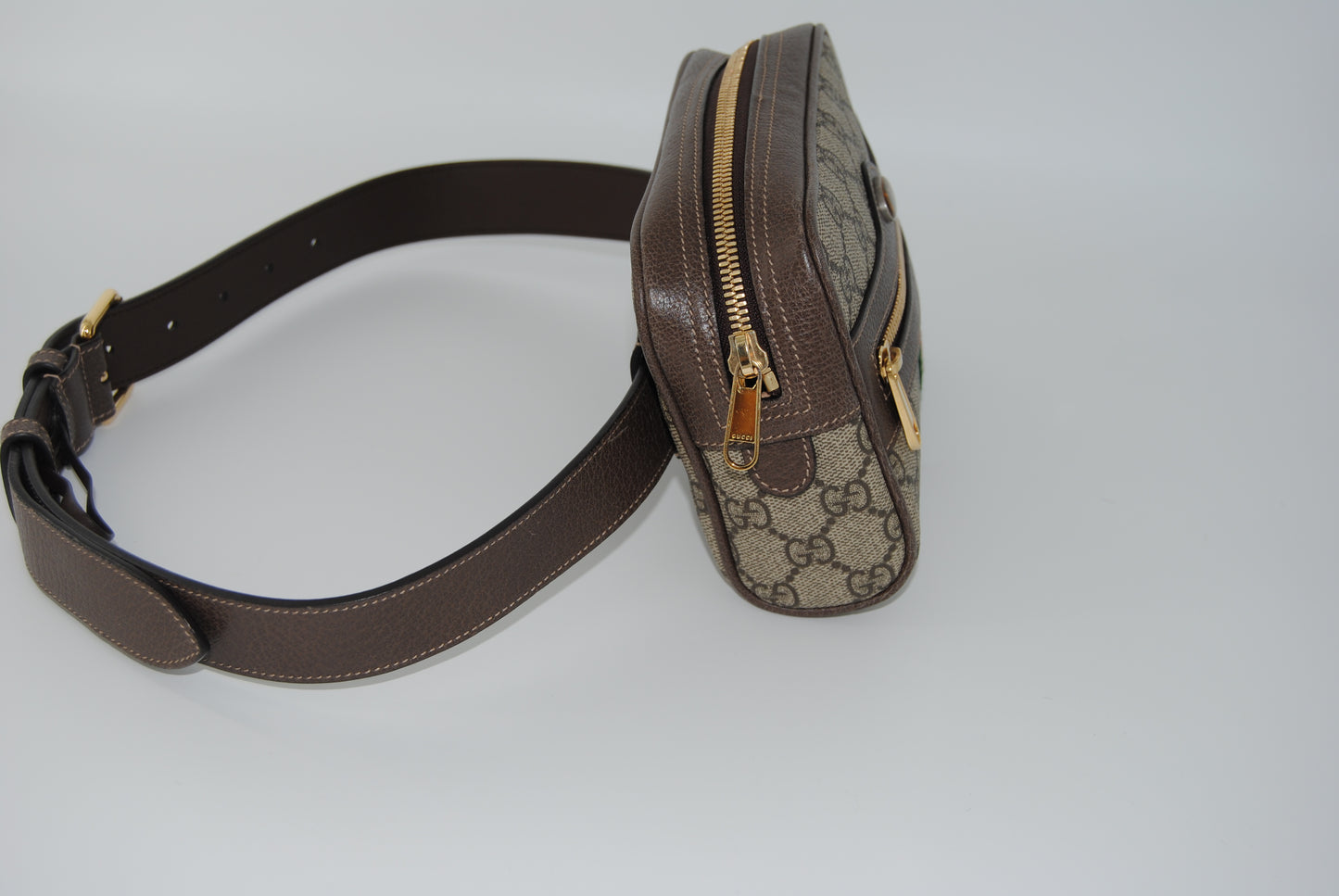 Gucci Ophidia Belt bag Brown with gold hardware