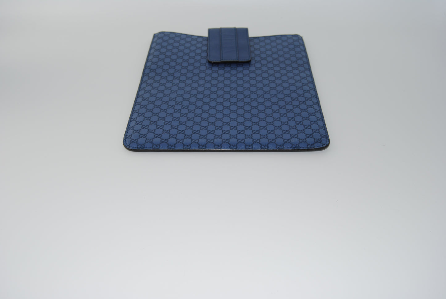 Gucci Blue Micro Guccissima Leather Tablet