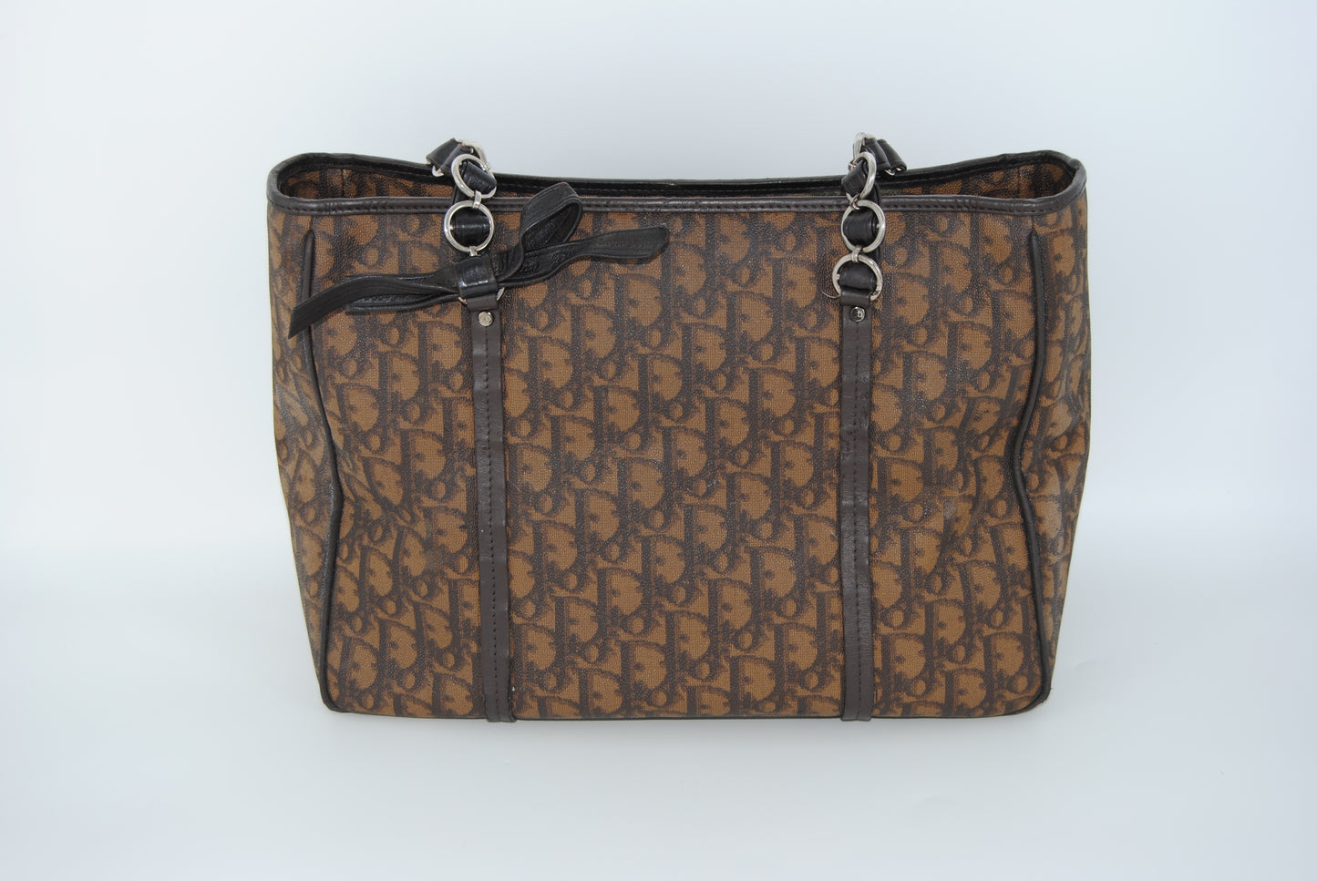 Dior Trotter Handbag Brown Vintage
