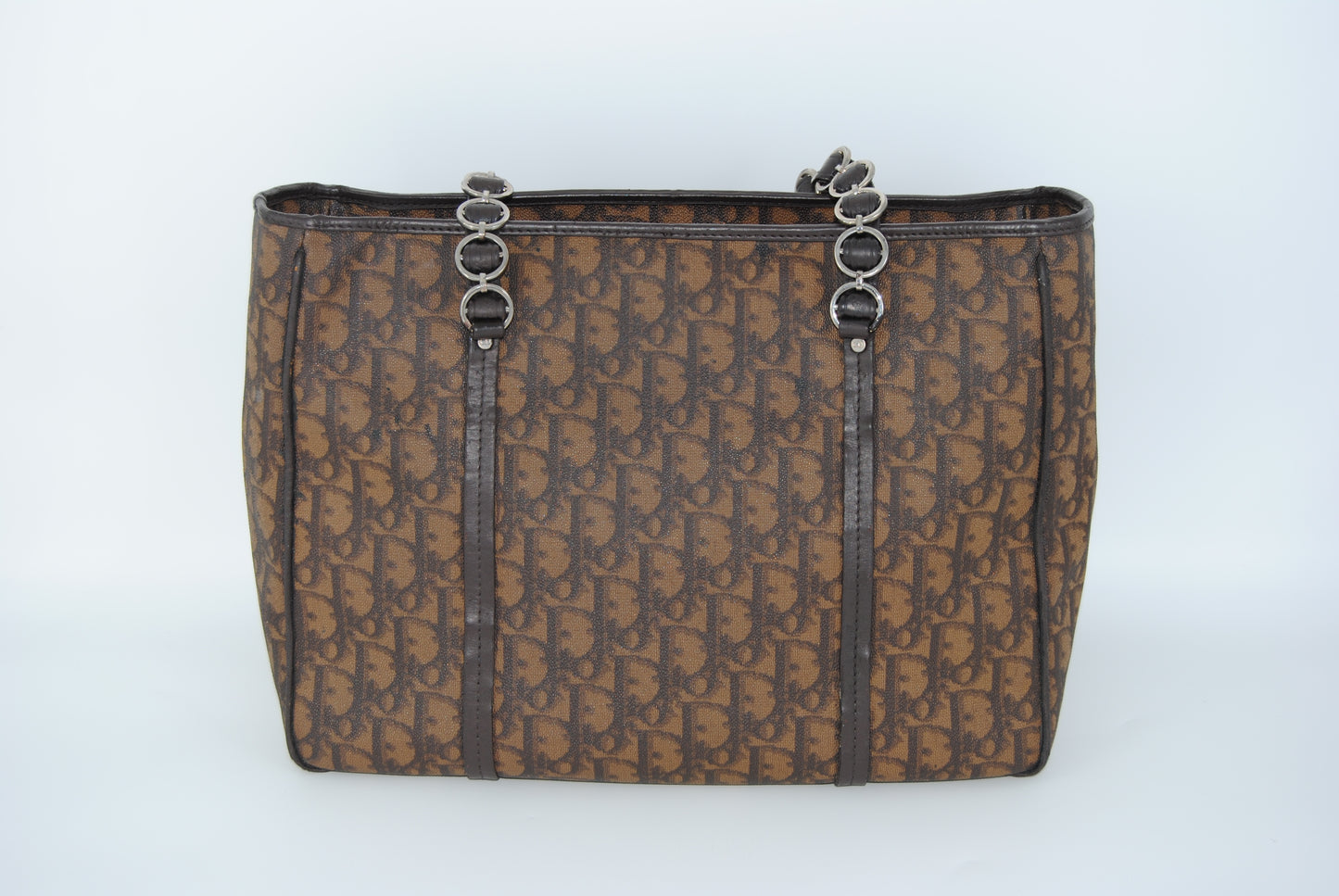 Dior Trotter Handbag Brown Vintage