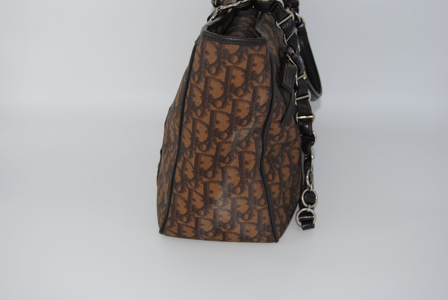 Dior Trotter Handbag Brown Vintage