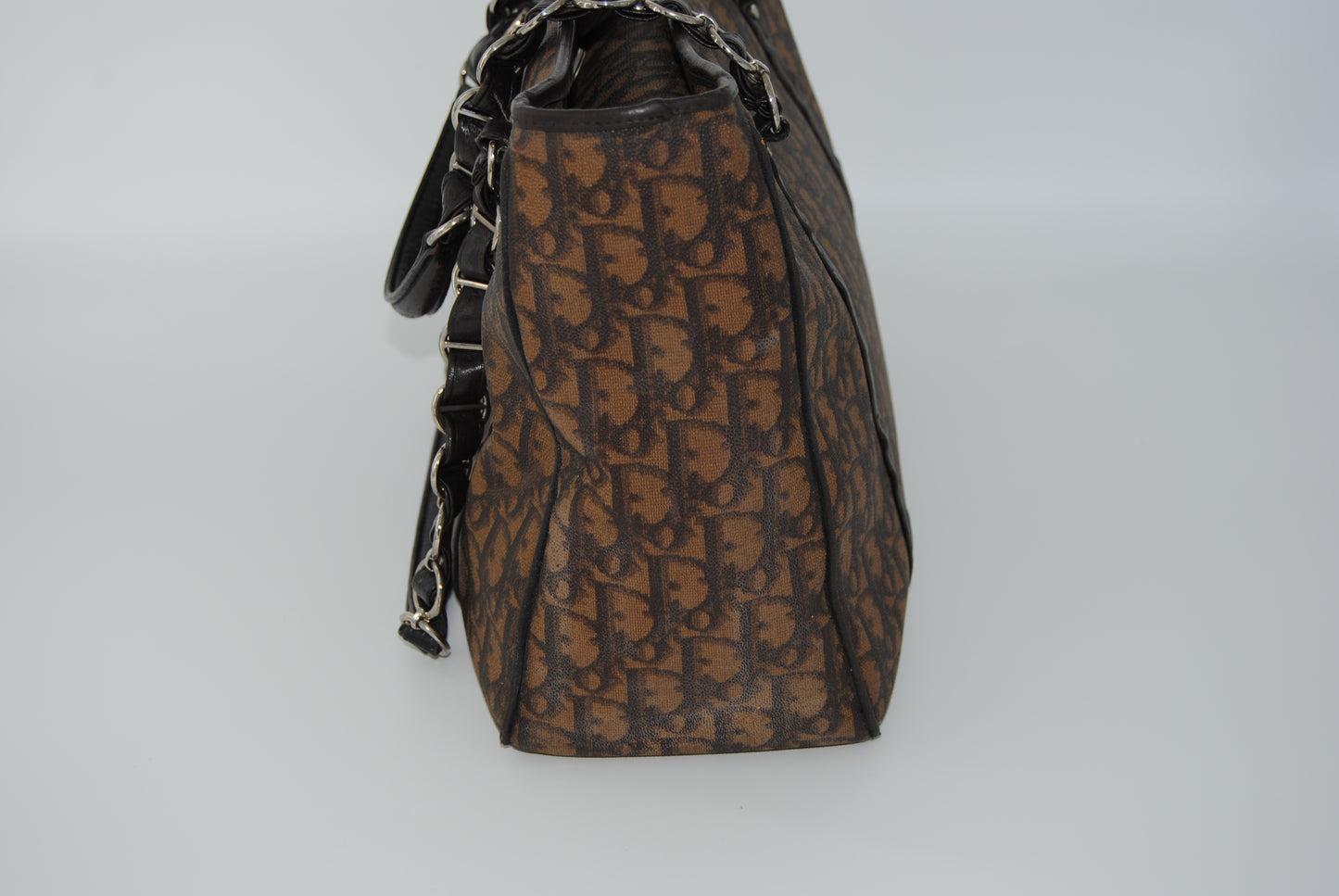 Dior Trotter Handbag Brown Vintage