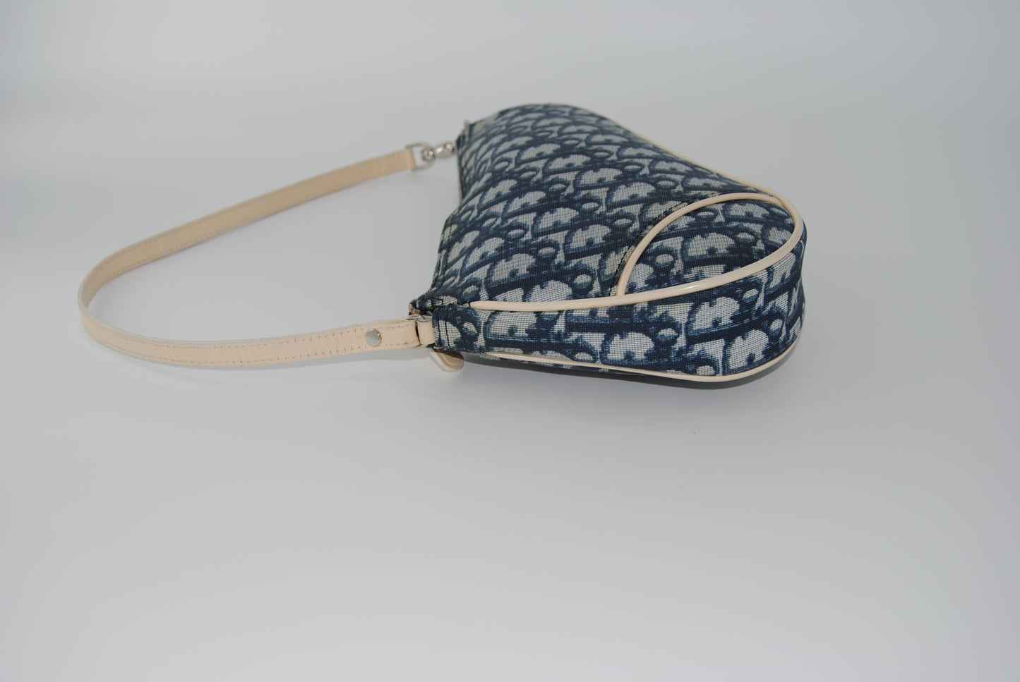 Dior Vintage mini Blue Saddle Bag
