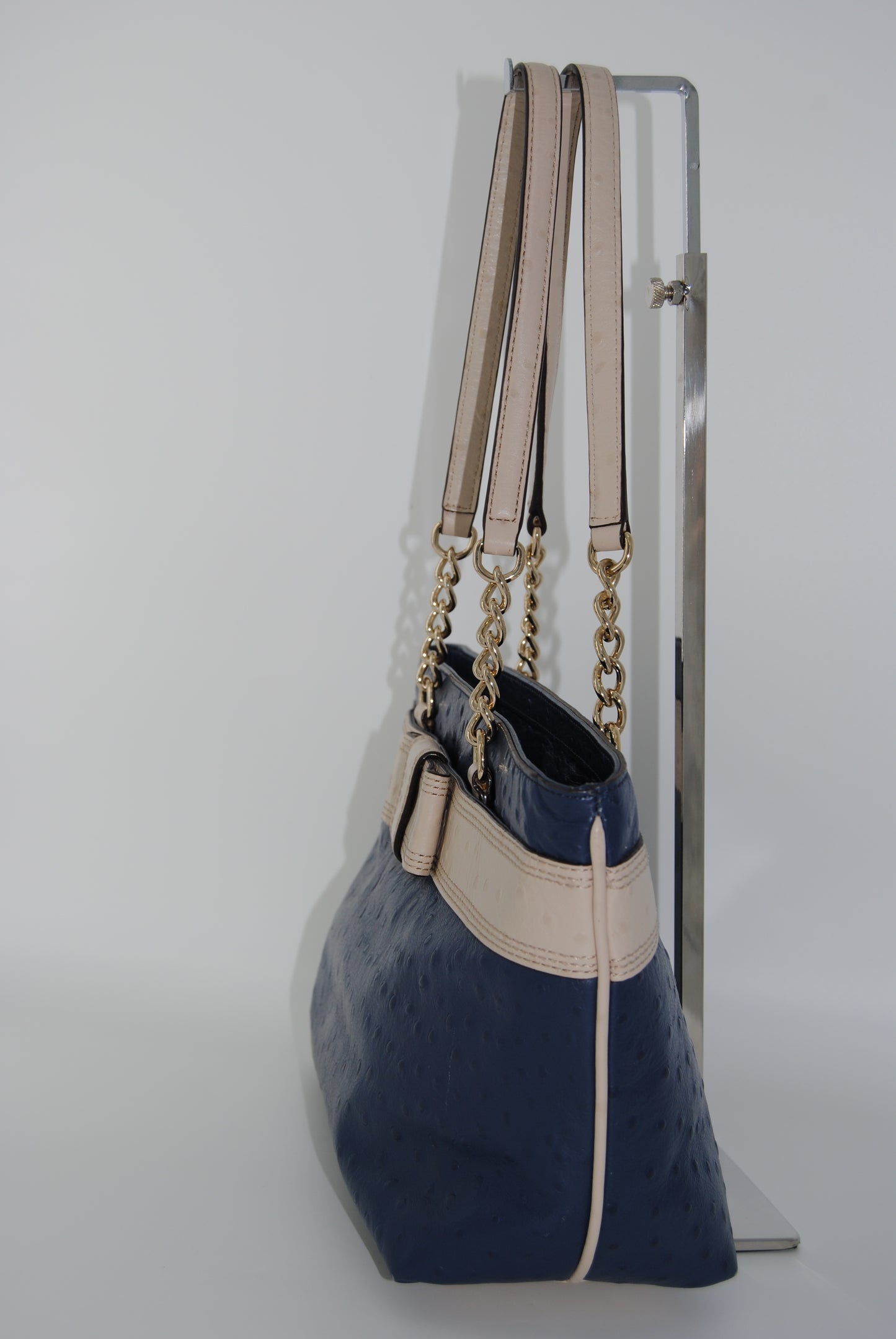 Kate Spade Provence Charm City Ostrich Satchel Bag | Robin’s Egg Blue
