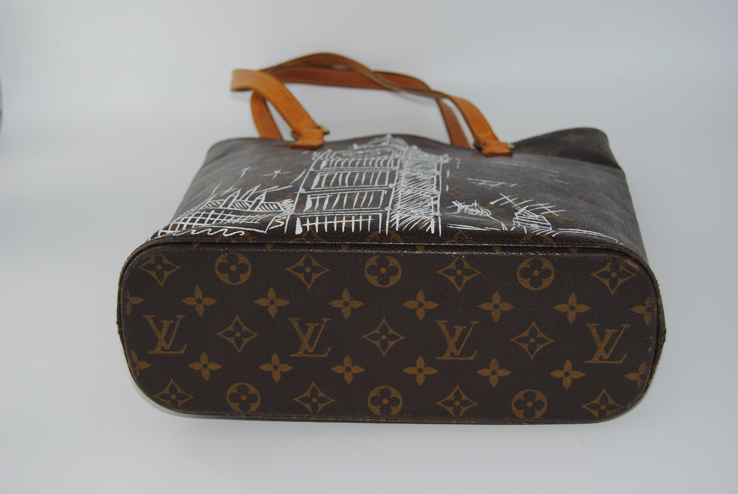 Louis Vuitton Monogram Vavin GM Tote Bag Customized