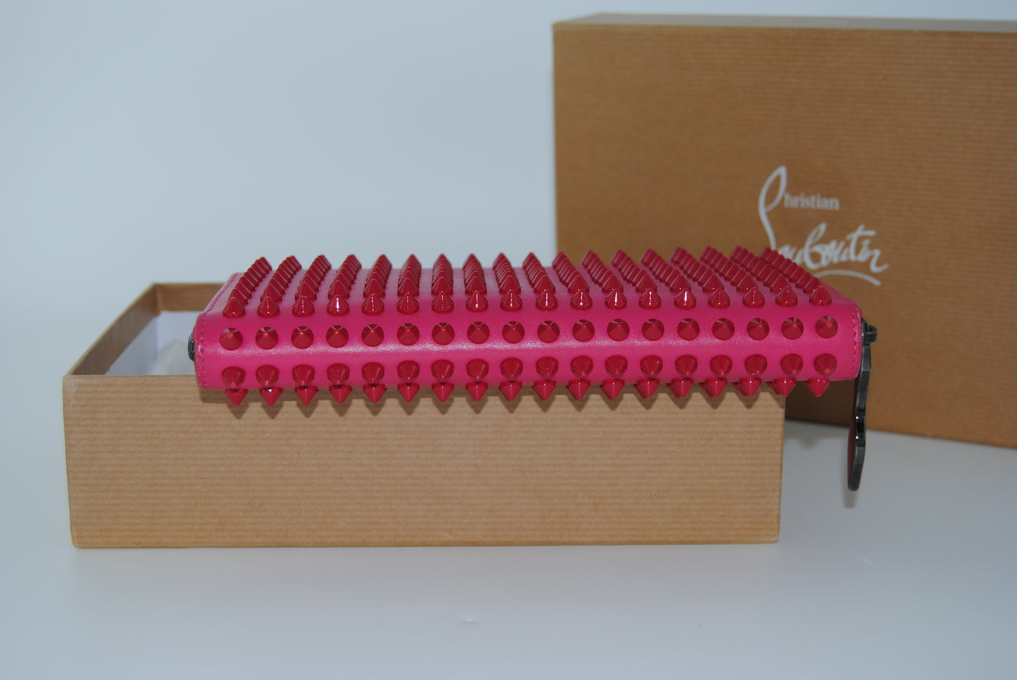Christian Louboutin Panettone Leather Spike Studs Long Wallet