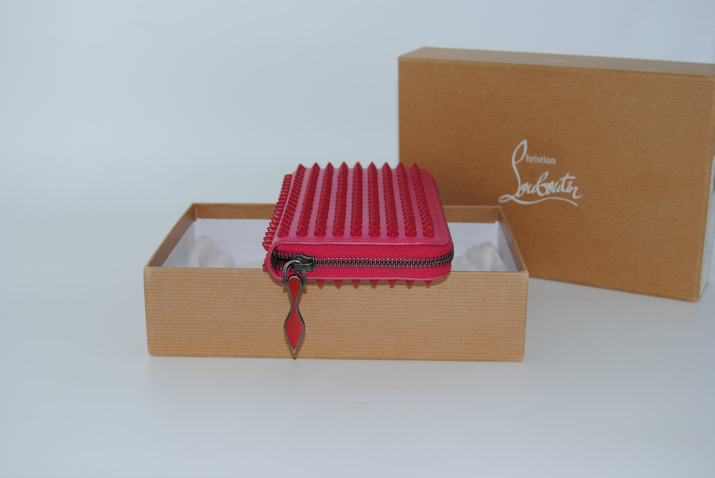 Christian Louboutin Panettone Leather Spike Studs Long Wallet