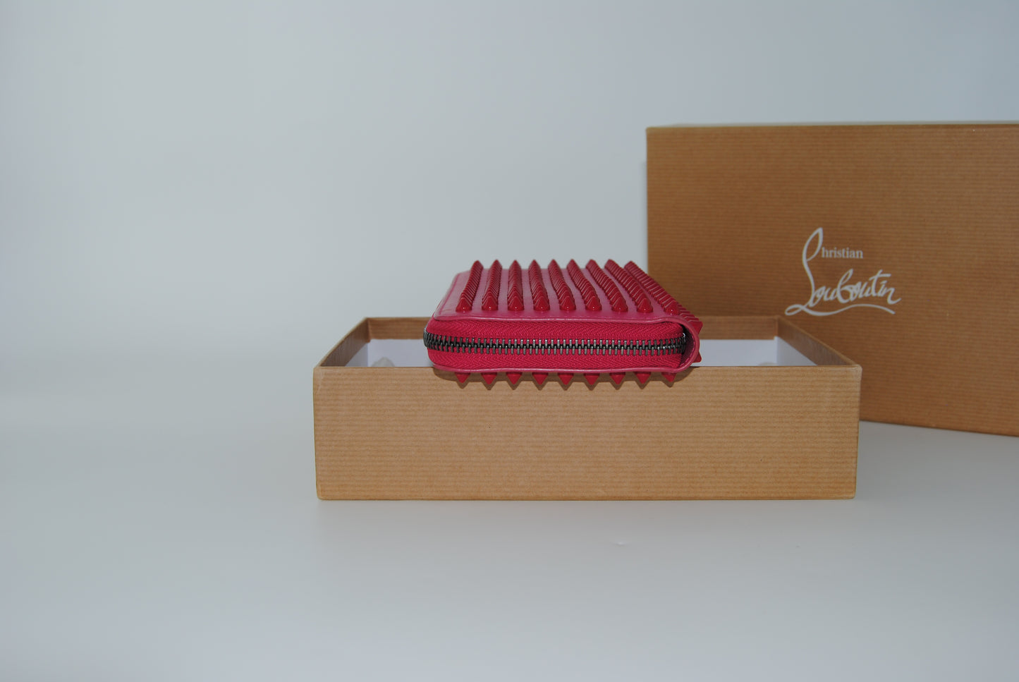 Christian Louboutin Panettone Leather Spike Studs Long Wallet