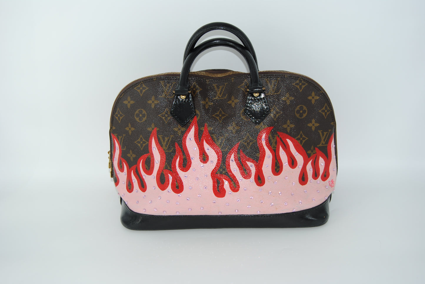 Louis Vuitton Monogram Alma MM Customized