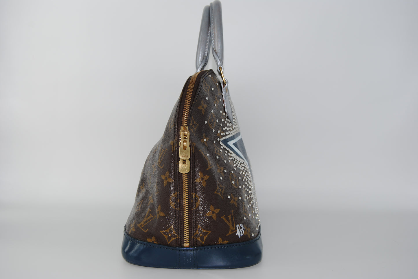 Louis Vuitton Monogram Alma MM Customized Dallas Cowboys