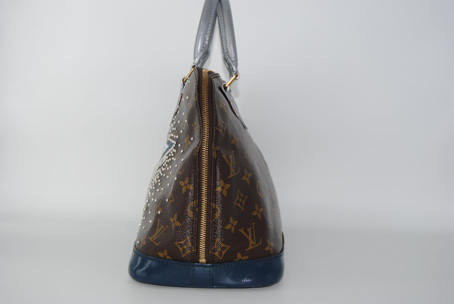 Louis Vuitton Monogram Alma MM Customized Dallas Cowboys
