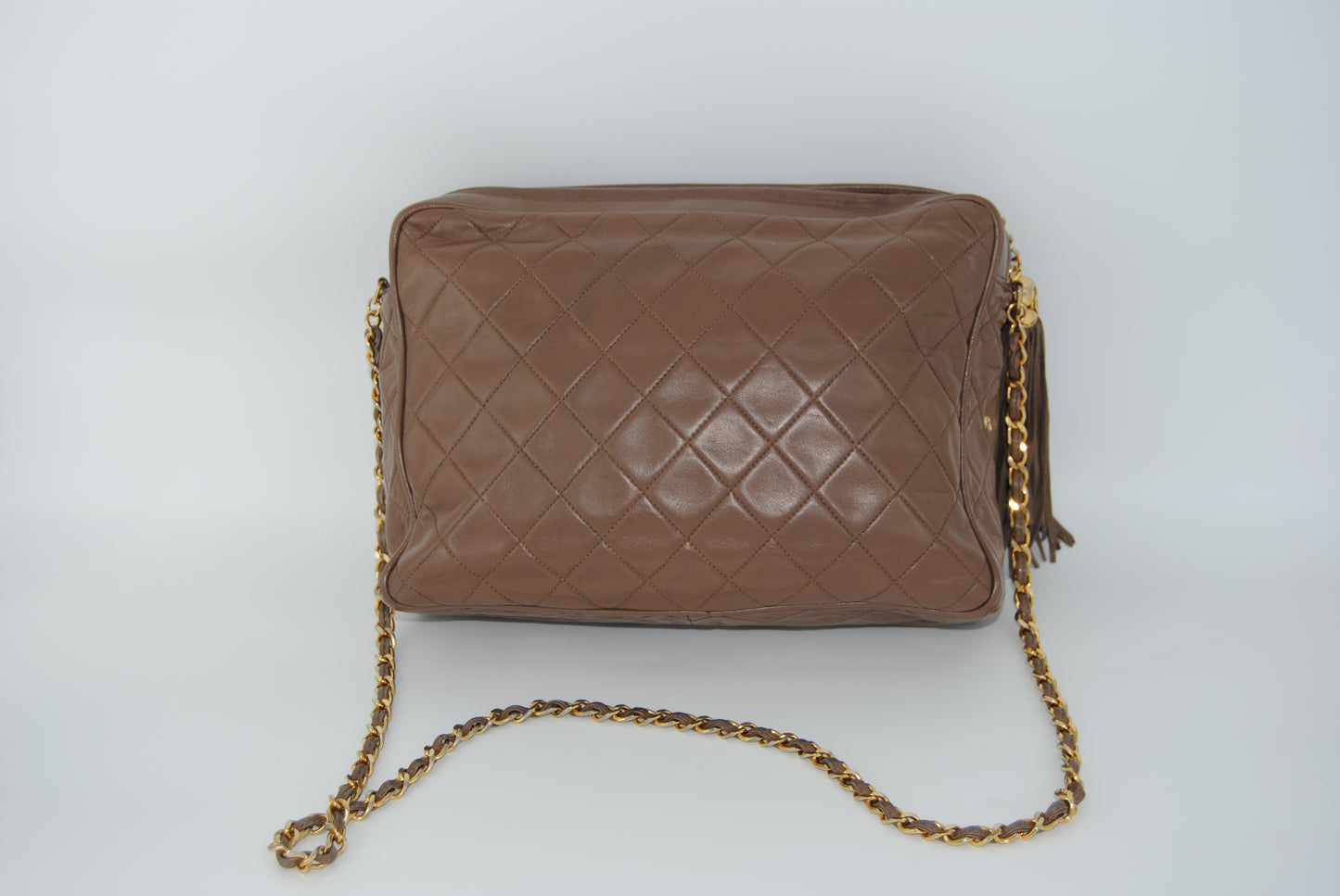 Chanel Matelasse Chain Lambskin Brown