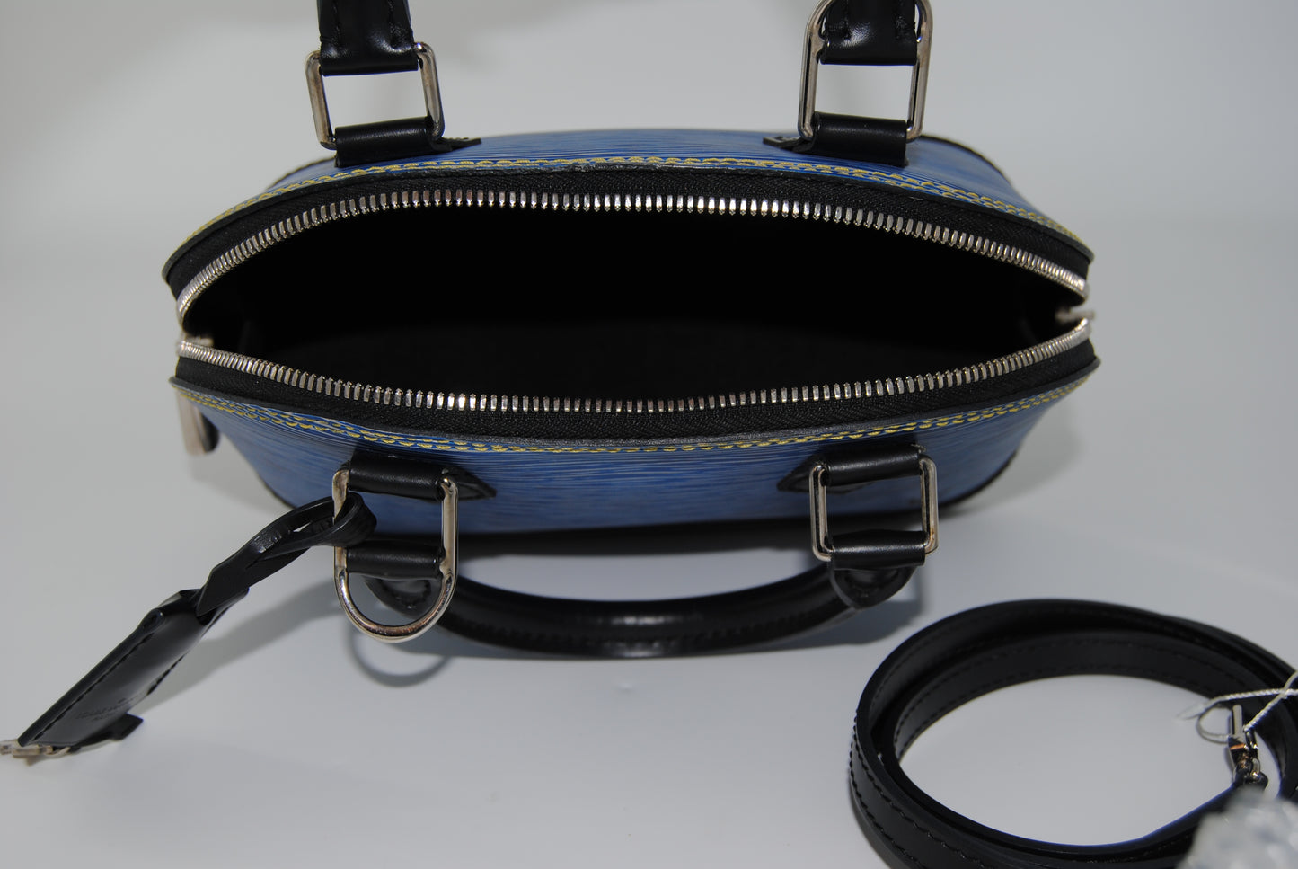 Louis Vuitton Epi Alma BB Denim Light