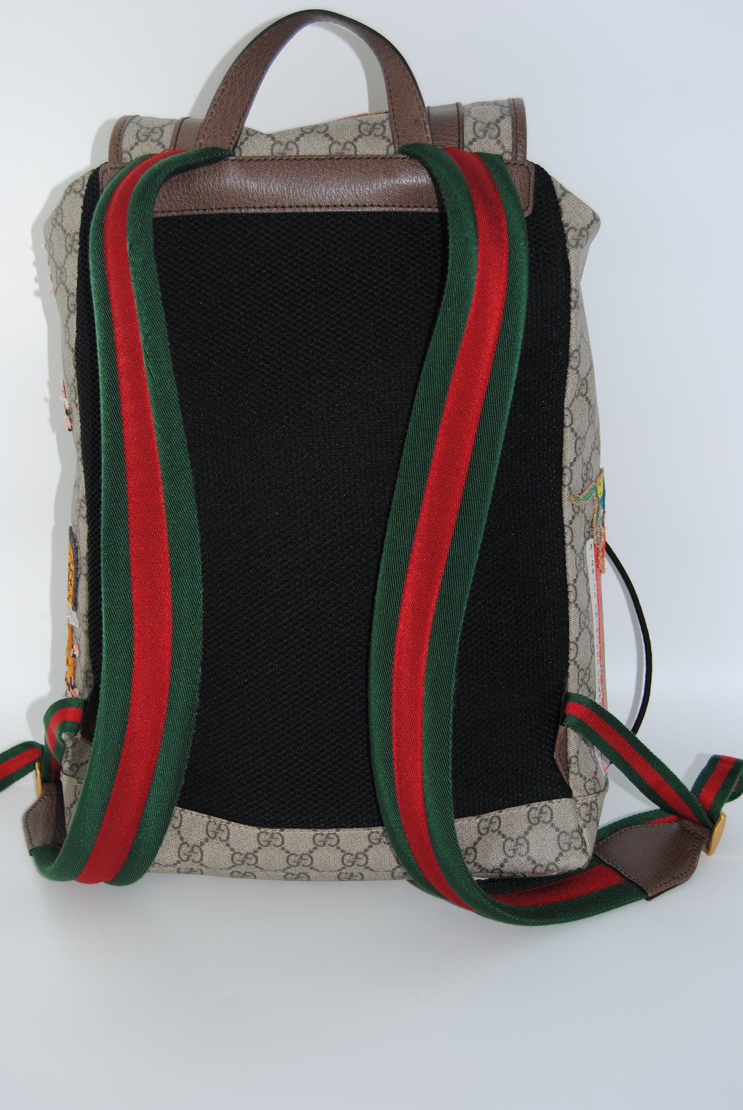 Gucci GG Supreme Courrier Backpack Brown