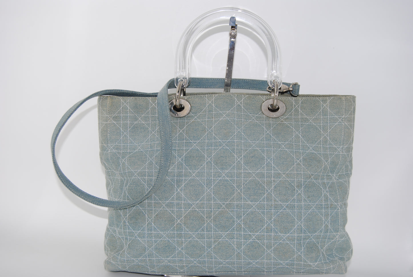 Dior Lady Dior Denim Tote Bag