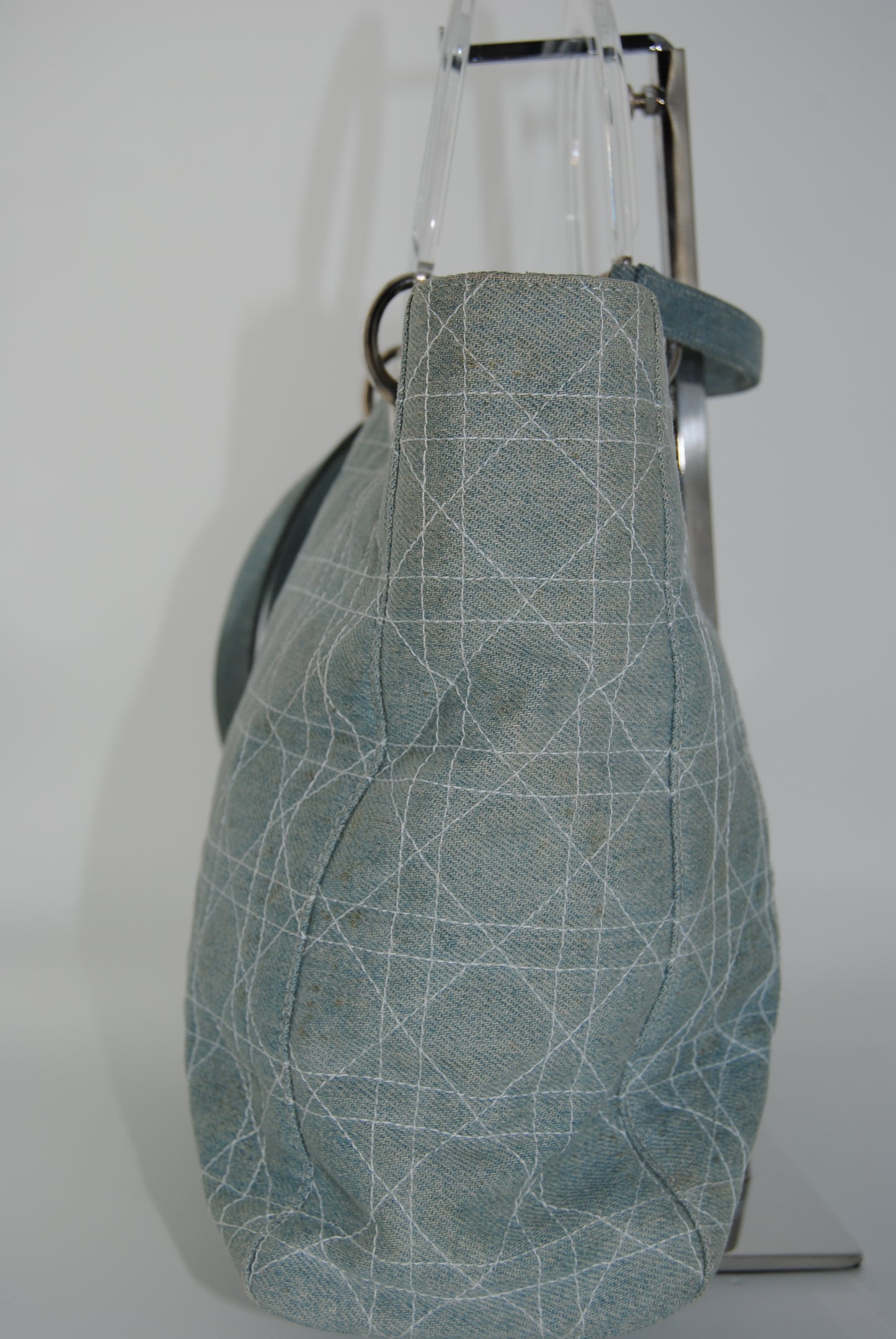Dior Lady Dior Denim Tote Bag