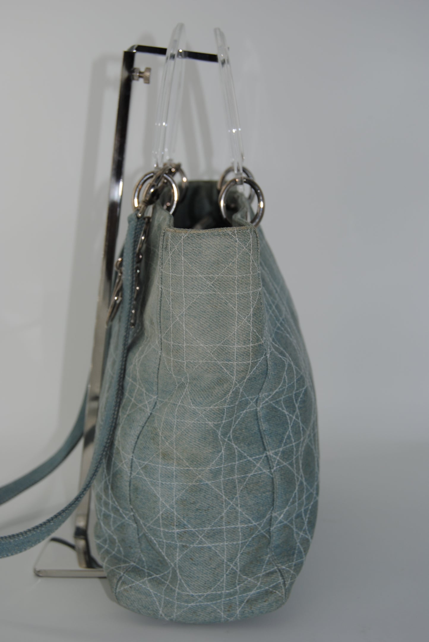 Dior Lady Dior Denim Tote Bag