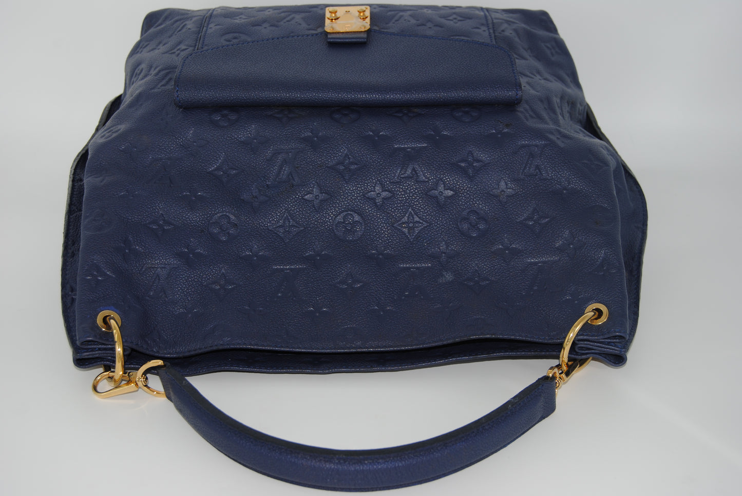 Louis Vuitton Monogram Empreinte Leather Metis Bag Celeste