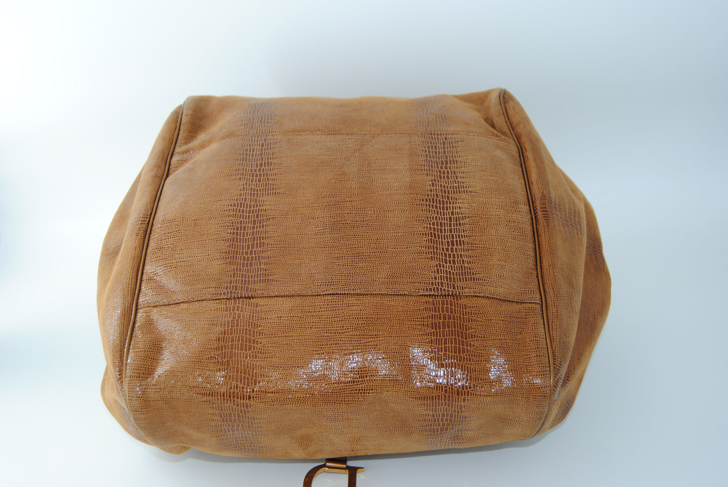 Dior White Cannage Canvas Tote Cream