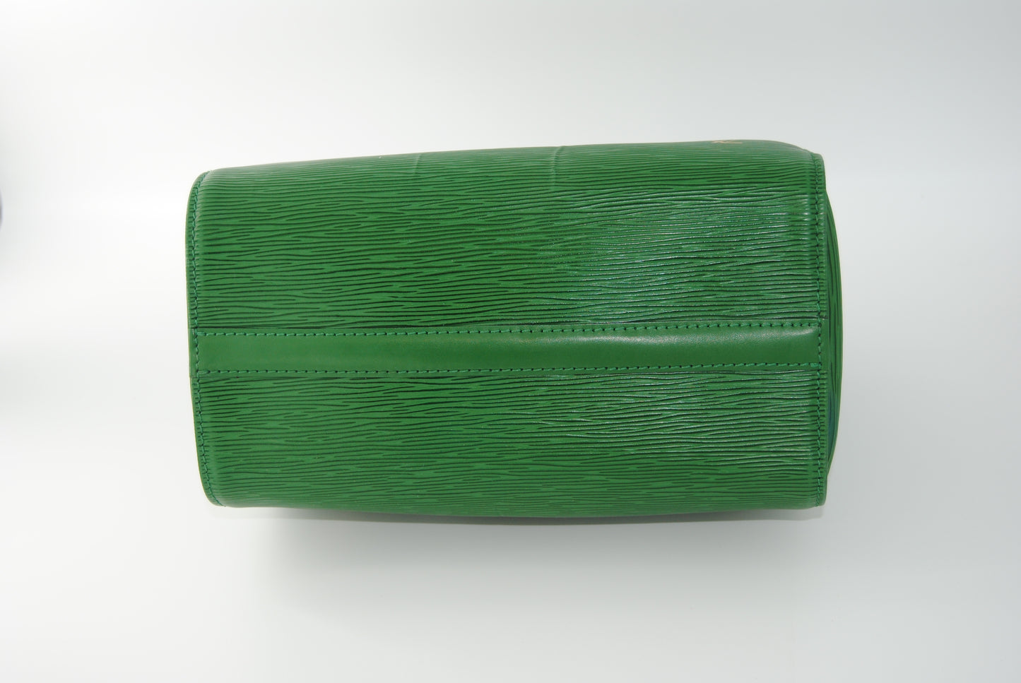 Louis Vuitton Speedy 25 Green Leather Handbag