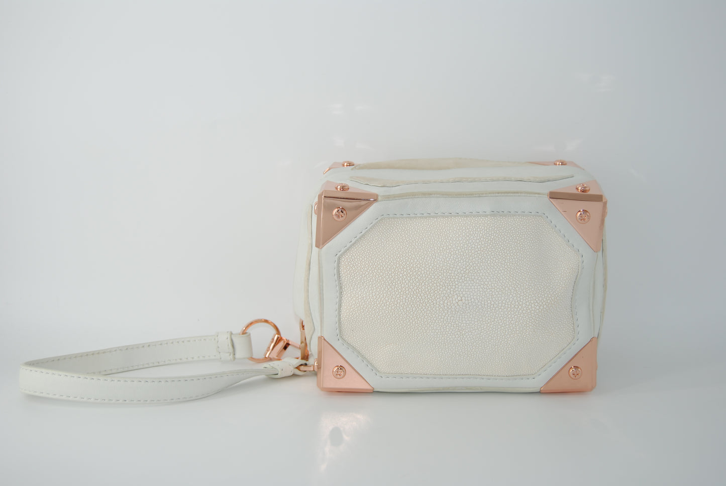 Alexander Wang Stingray Leather and Suede Clutch