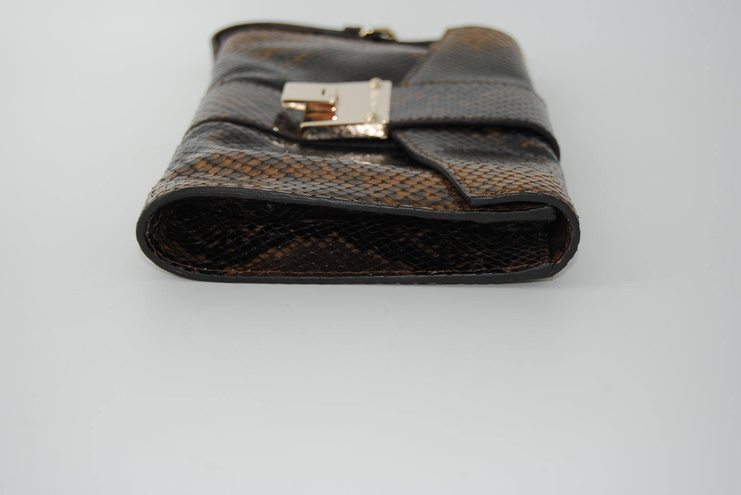 Jimmy Choo Brown Leather Clutch