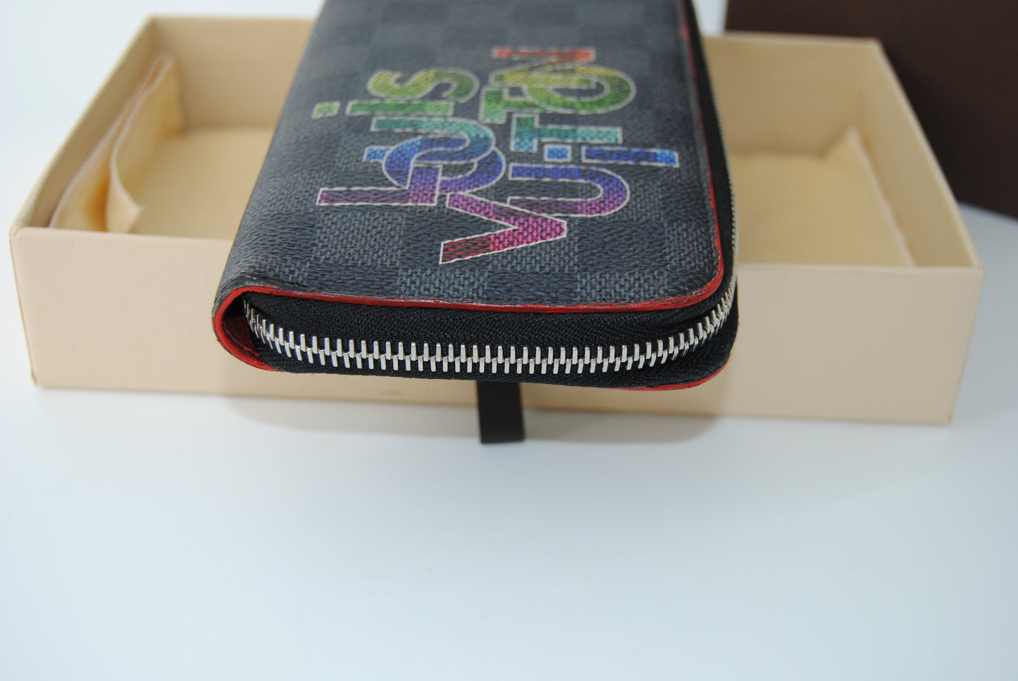 Louis Vuitton Damier Graphite Long Wallet Canvas Multicolor