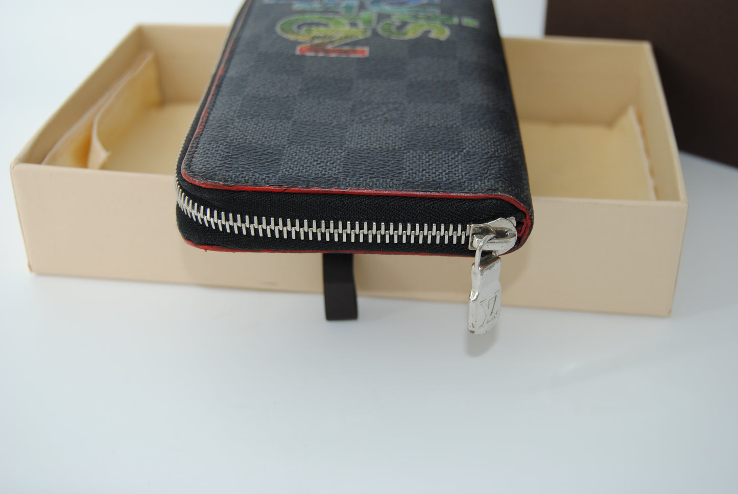 Louis Vuitton Damier Graphite Long Wallet Canvas Multicolor