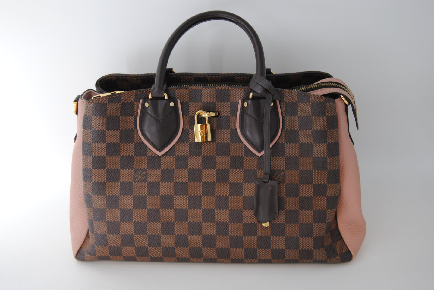 Damier Ebene Cuir Taurillon Brittany Magnolia