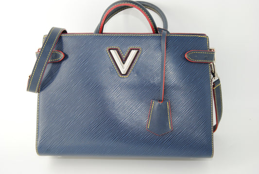 Louis Vuitton Epi Twist Indigo Tote Bag