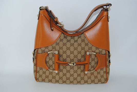 Gucci Web Horsebit Heritage Hobo