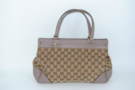 Gucci Monogram Medium Mayfair Tote Porcelain Rose